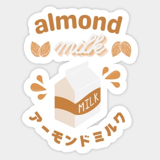 Almond Milk Sticker